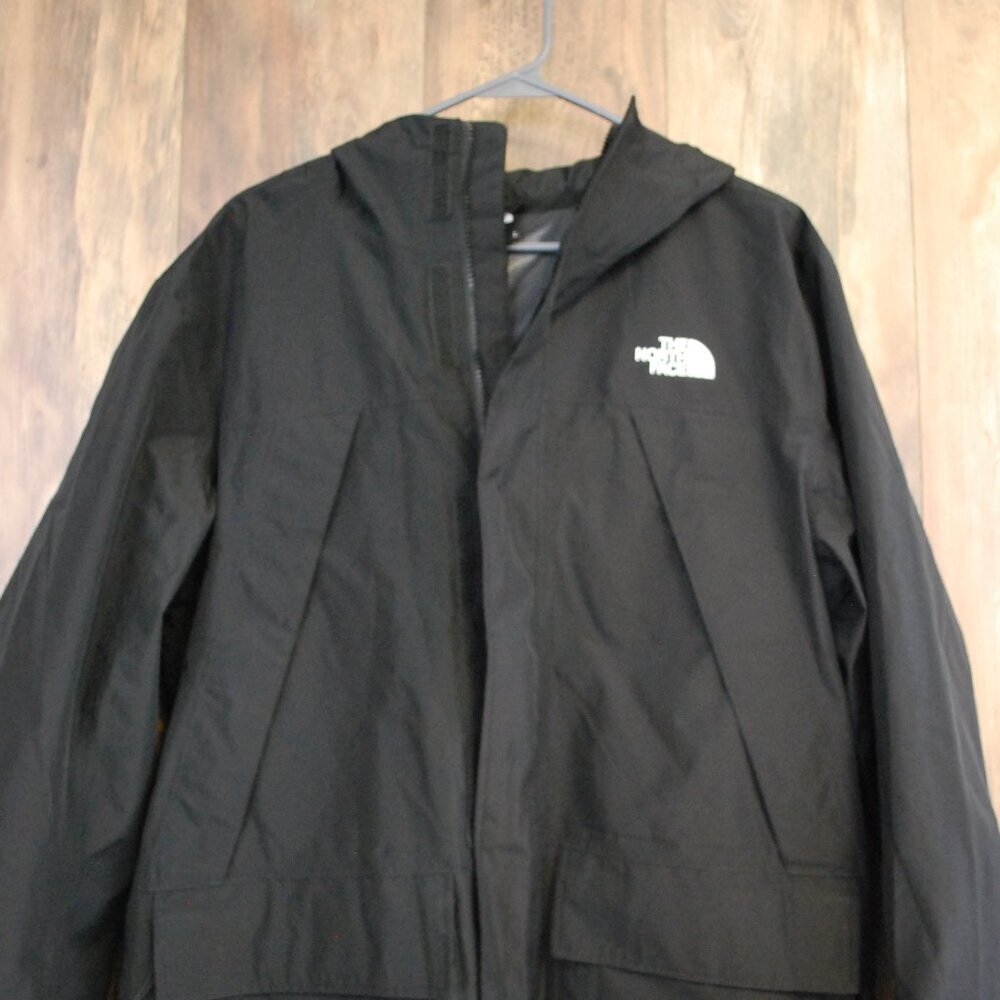 The North Face Cypress M Rain Parka Jacket NEW Men's Black L - Picture 2 of 6